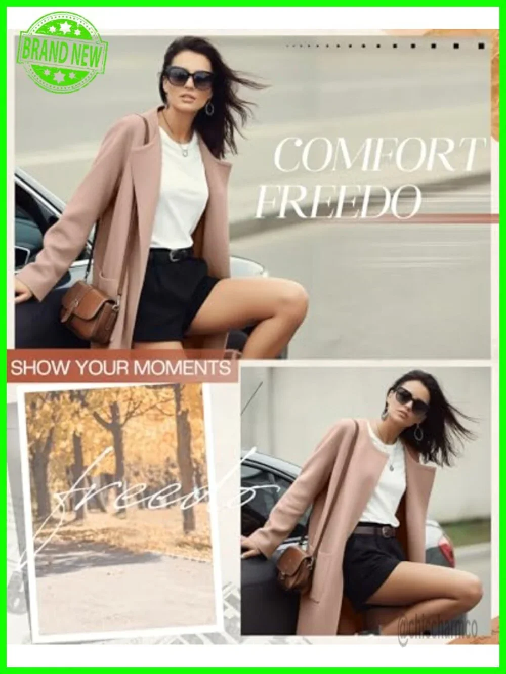 Long Open Front Cardigan Sweater with Pockets Lightweight Knit Coatigan